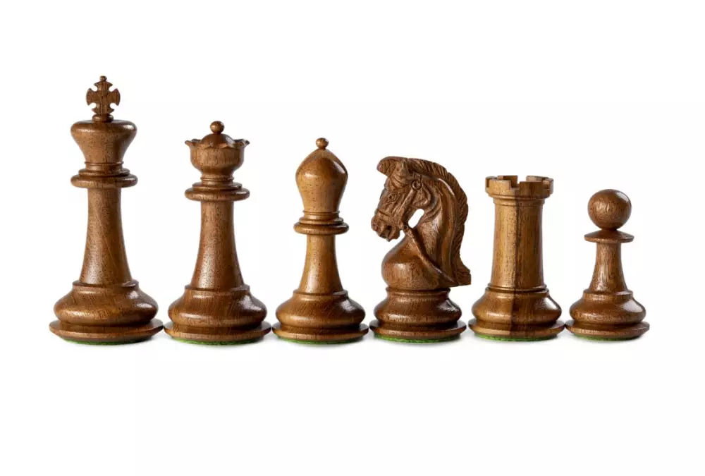 Figury szachowe Sultan 3,75 cala Akacja/Bukszpan